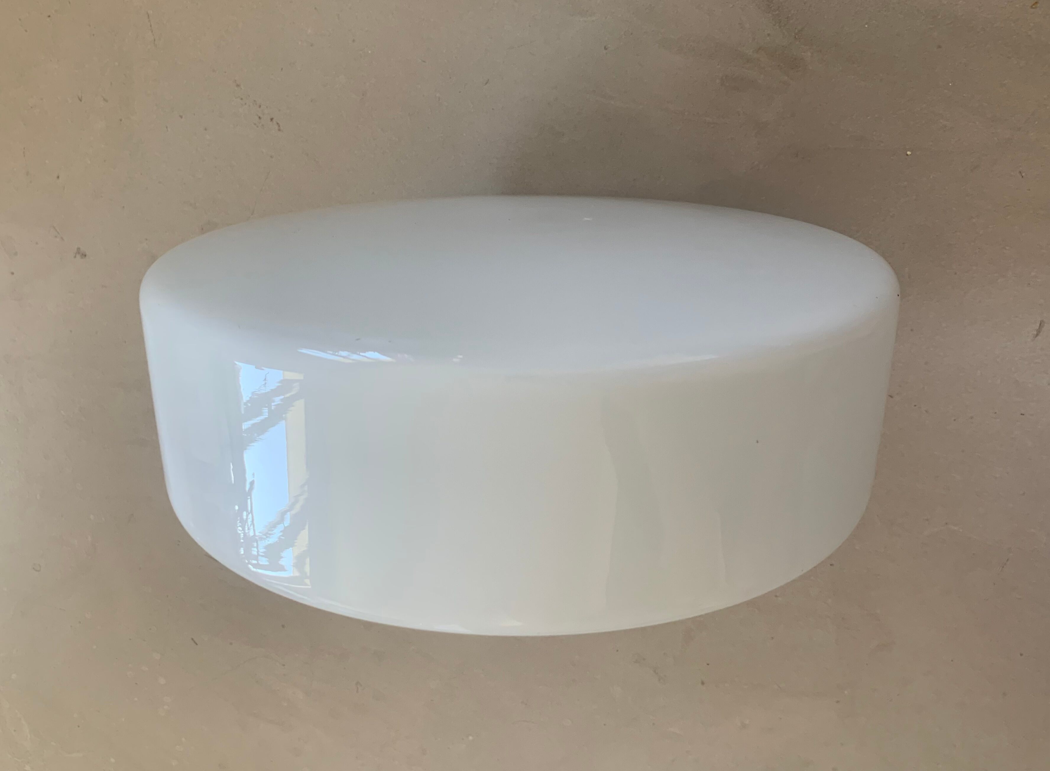Ceiling lamp opaline D28cm