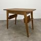 Reconstruction-style compass-legged desk, 1950s