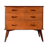 Midcentury Maple&Co sideboard in walnut, modern