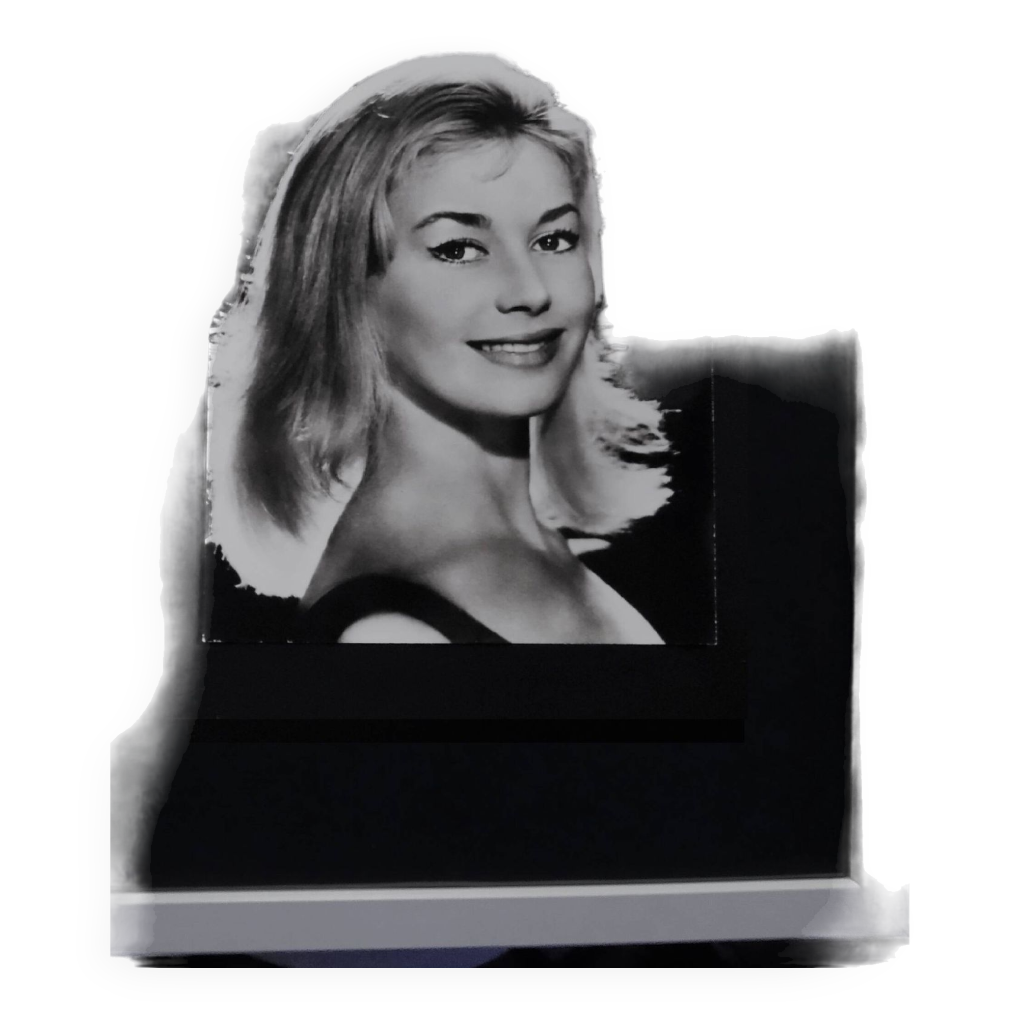 Original photograph of "Mireille Granelli" around 1960.