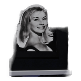 Original photograph of "Mireille Granelli" around 1960.