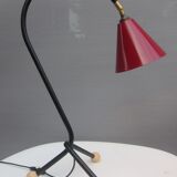 Tripod bedside lamp red Sputnik