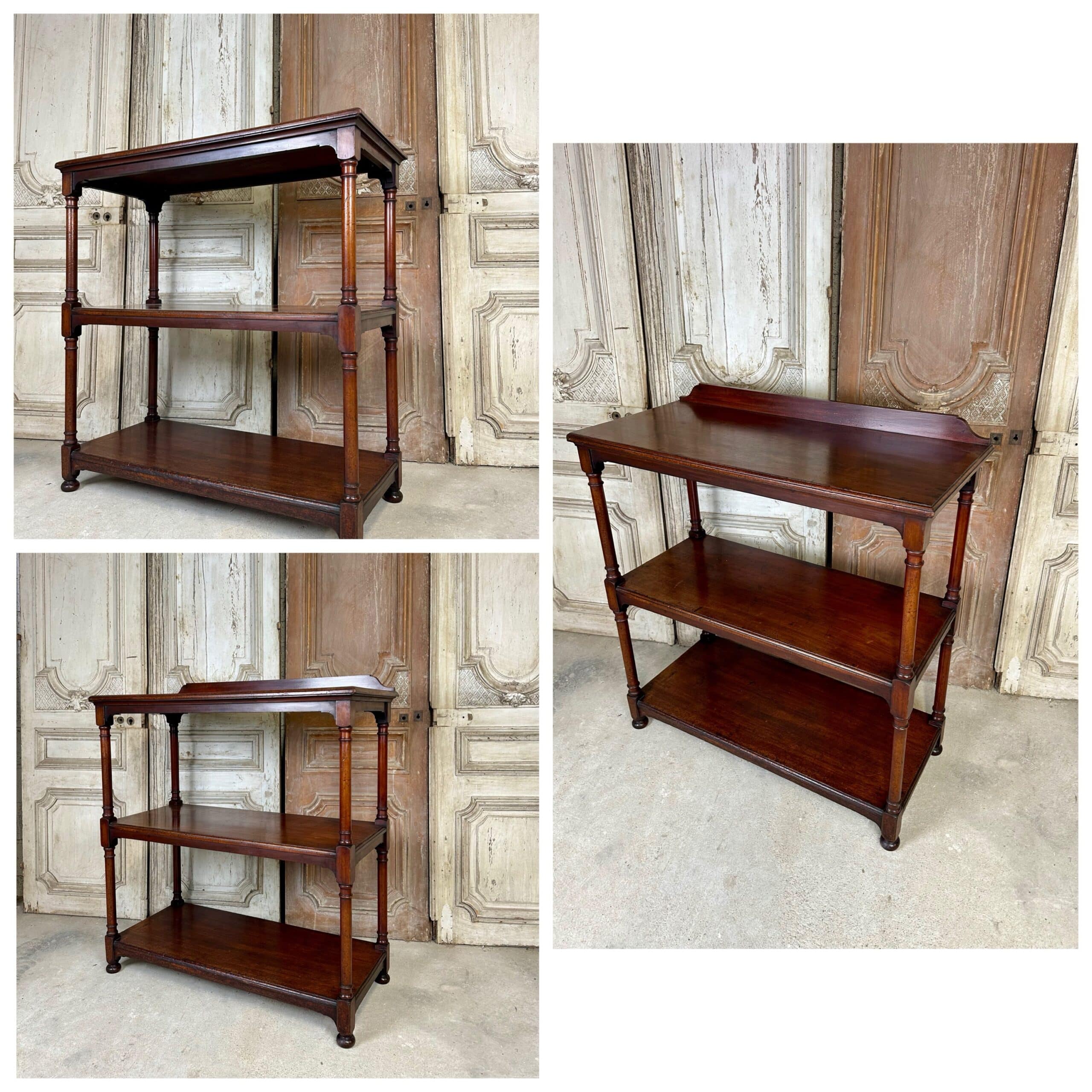 English mahogany sideboard, circa 1900