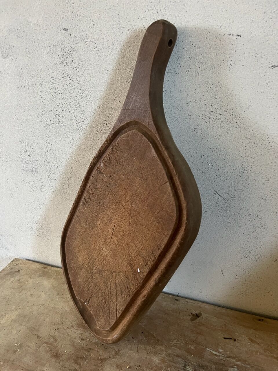 Old wooden cutting board