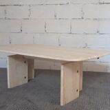 Vintage 70s travertine coffee table