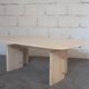 Table basse en travertin années 70 vintage