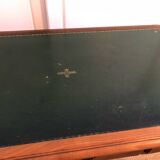 Bureau sous main en cuir ancien