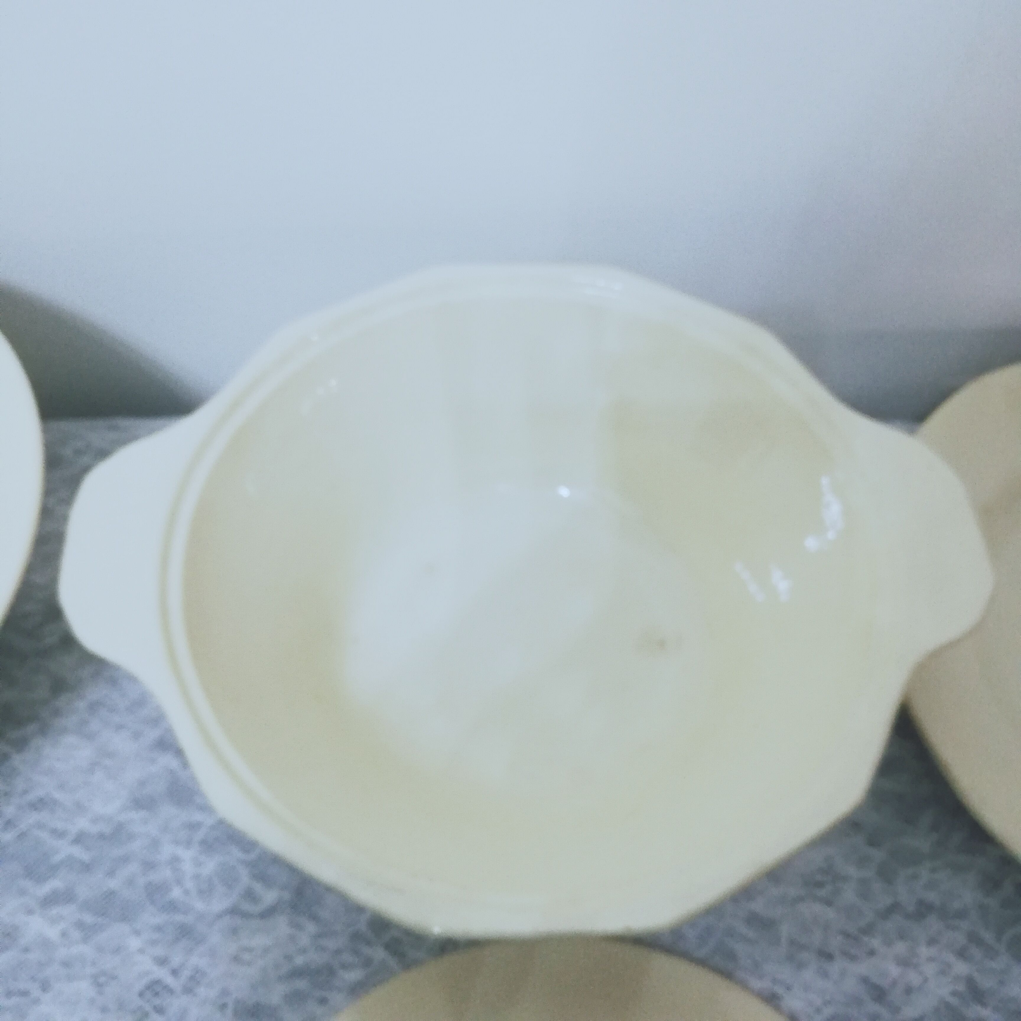 Service 24 pieces in iron earth Digoin Sarreguemines