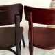 Pair of vintage bistro chairs Berc Antoine