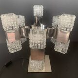 Chandelier transformed into a Sciolari 12-light lamp