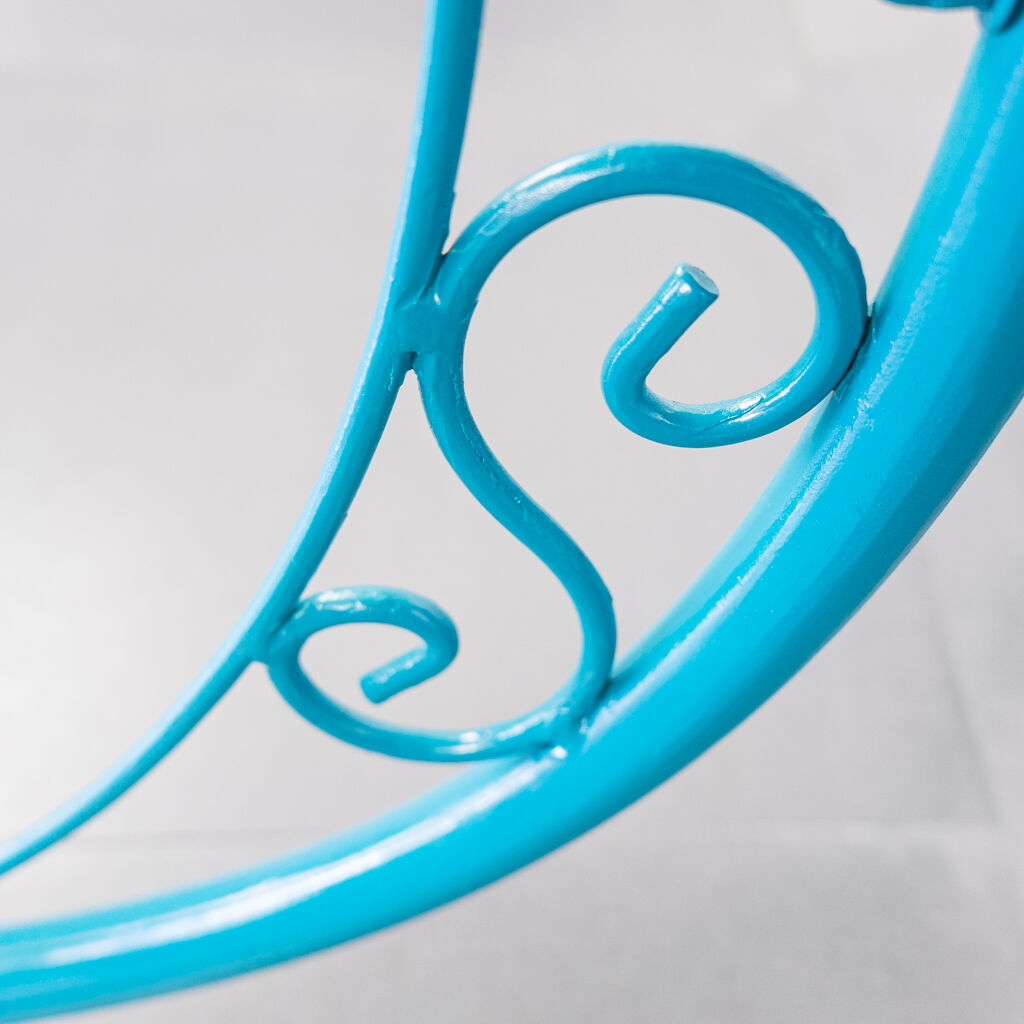 Tiffany iron garden table from the 1950s