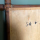 Large vintage bamboo mirror