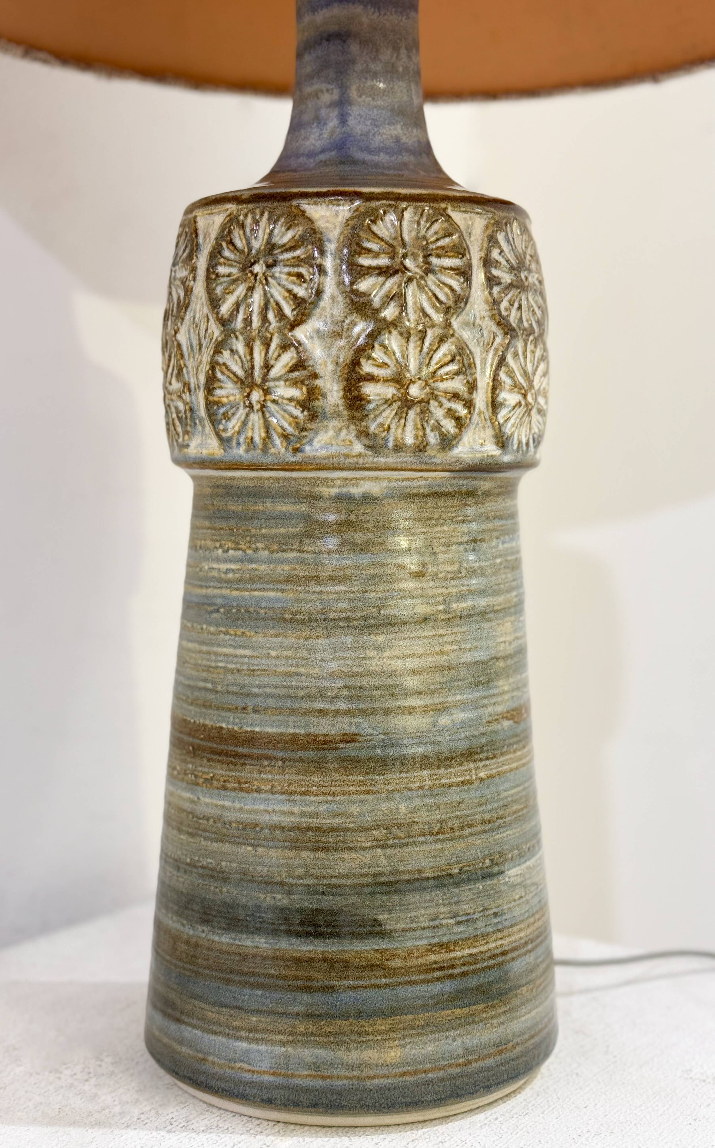 Mid-Century Modern Ceramic Table Lamp, Denmark