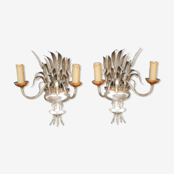 Pair of wall lamps 1950