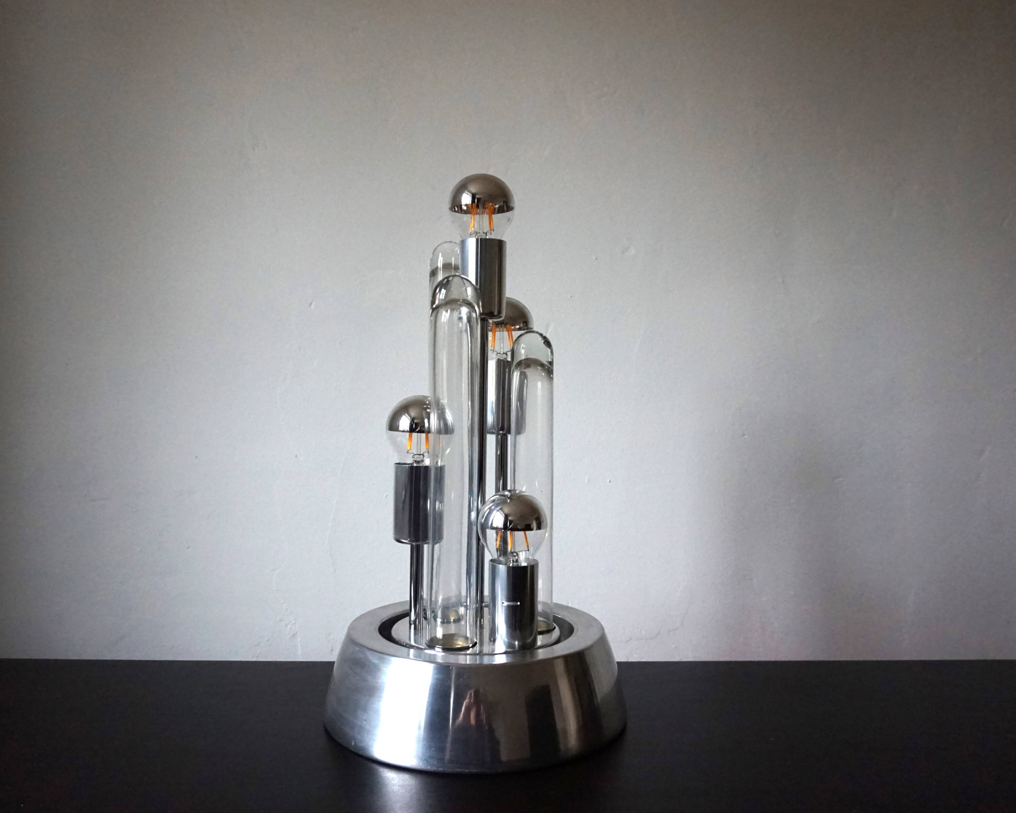 Lampe de table Doria Big Ball Space Age, 1970