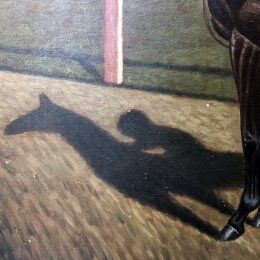 Tableau "Le jockey" 1900