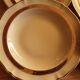 6 semi flat plates art porcelain limoges r. leclair burdet grenoble