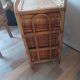 Lot de 2 commodes 3 tiroirs en rotin vintage