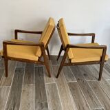 Pair of Scandinavian style armchairs