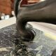 Secondo, Art Deco Panther, 1930, Bronze with Marble Base