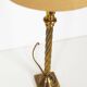 Vintage pair of Brass Column Table Lamps by Kullmann