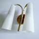 Applique italienne vintage en verre double