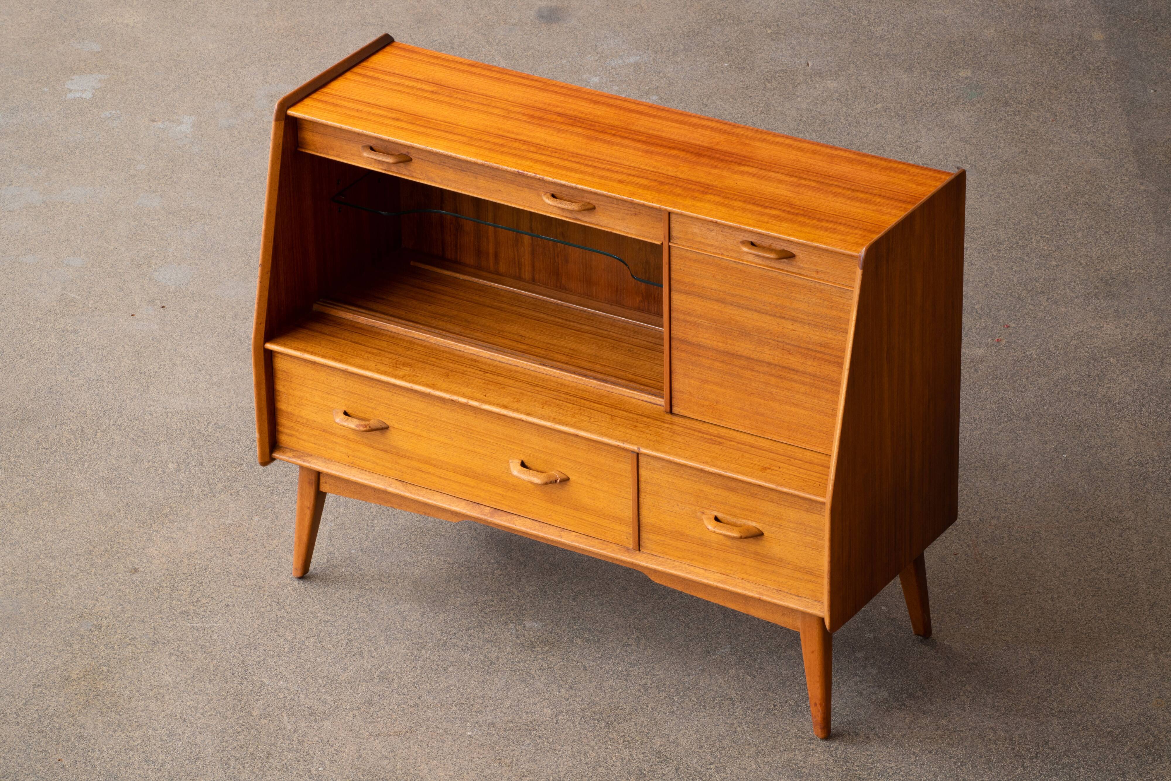 Scandinavian teak side board