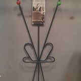 Porte manteau mural sur pied à boules de couleur