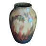 Vase en grès émaillé flammé