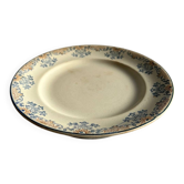 Plat de présentation type compotier Longwy terre de fer