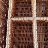 Vintage Rattan Serving Tray