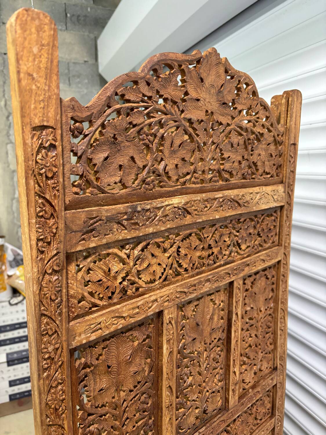 Indian wooden screen