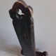 Chaise d'appoint à 3 pieds brutaliste