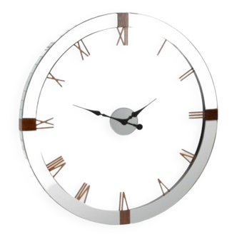 Horloge murale en mirroir