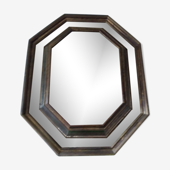 Miroir ancien octogonal 82x102cm