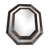 Old octagonal mirror  82x102cm