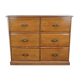 Chest of drawers in oak apothecary France 1930s