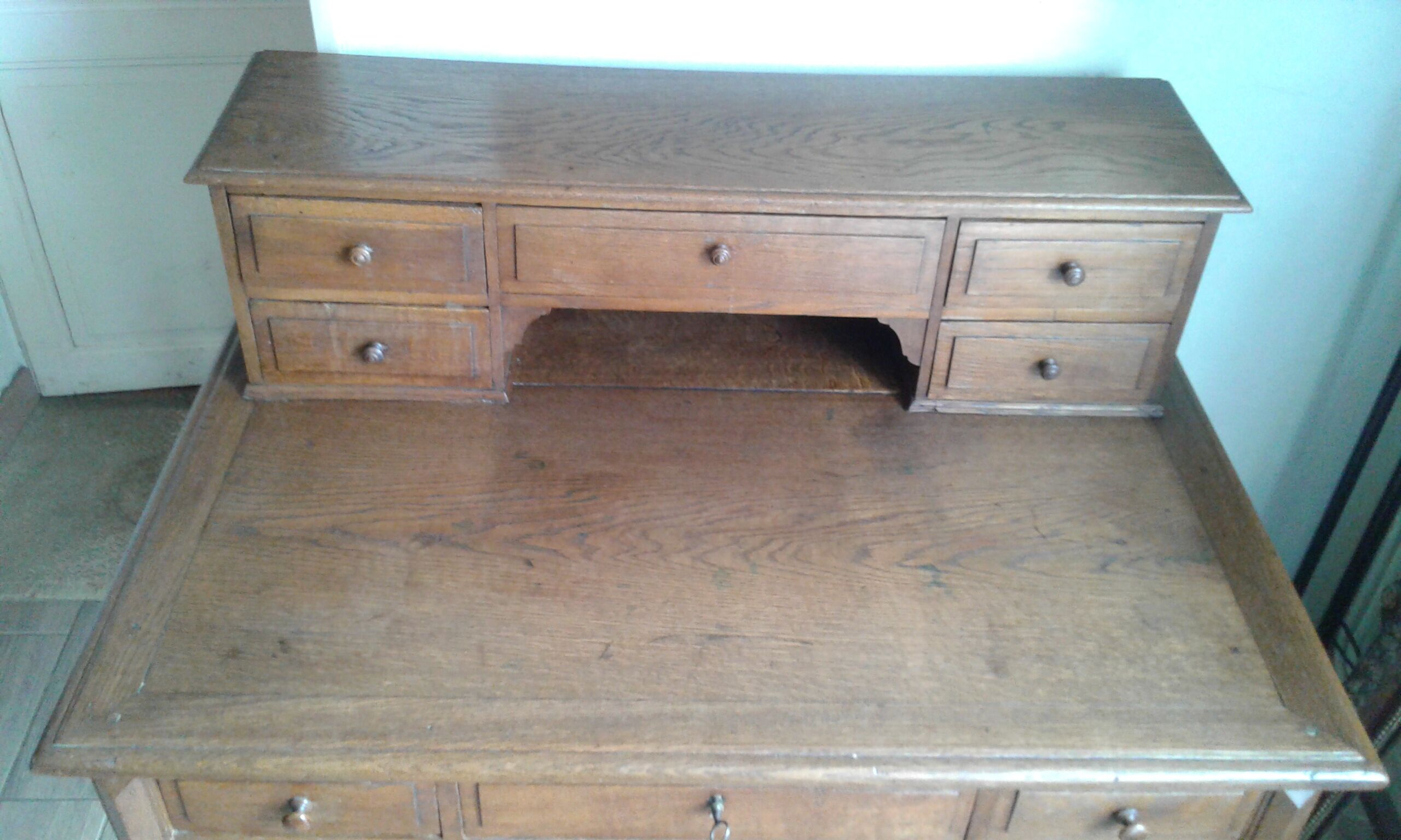 Oak desk from the 1950s