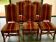 Chaises droites en tissu
