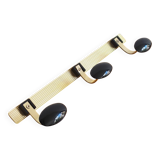 Evenlux wall coat rack with 3 hooks from the 1950s/60s.