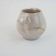 Pair of ceramic milk jugs signed La Roue Vallauris