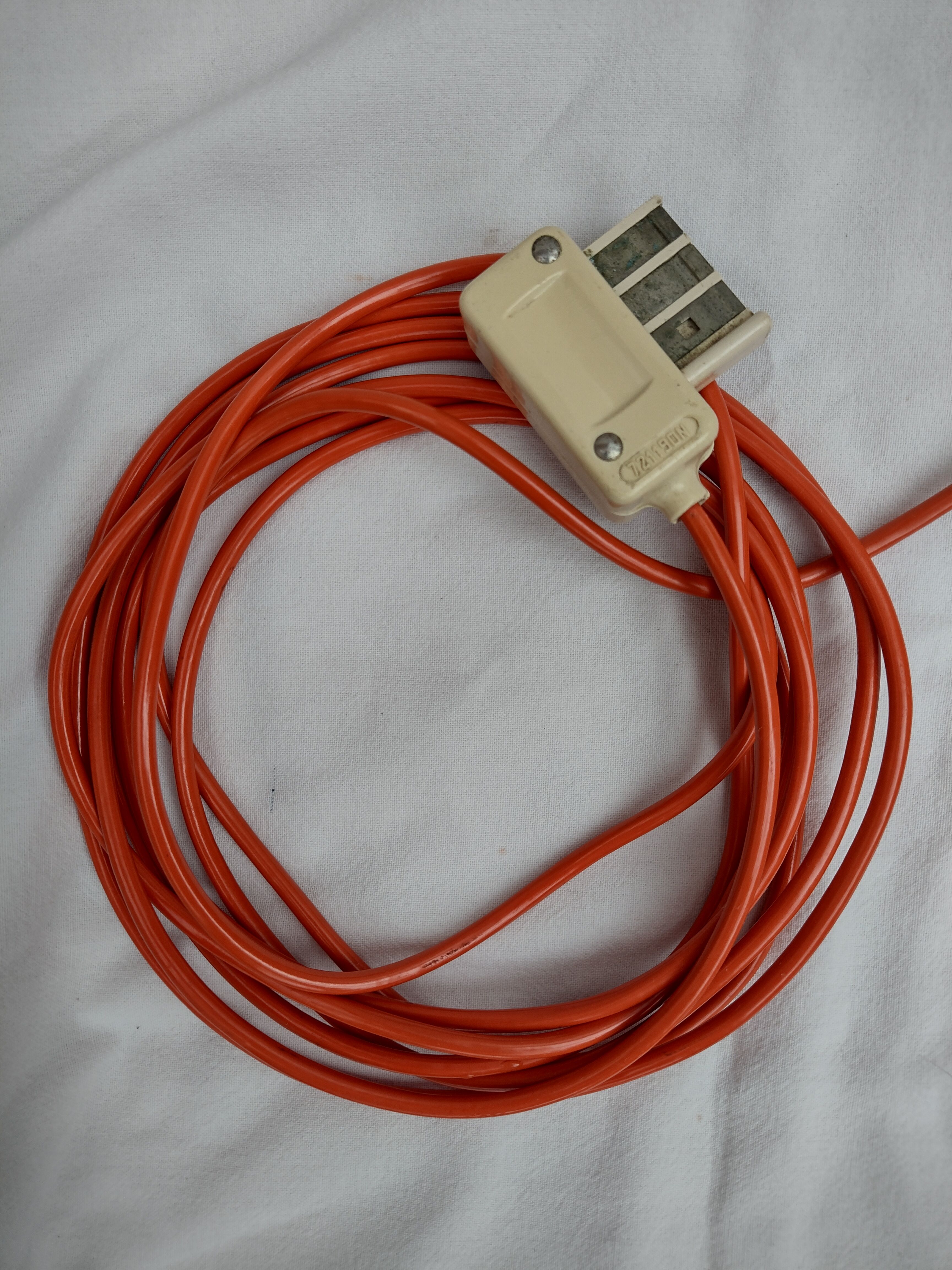 Orange Vintage Contempra Rotary Telephone