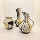 Trio of Bay Keramik vases with Florenz motif - 1957
