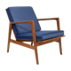 Chair by Stefan de Swarz-dzkie Fabryki Mebli, 1960 blue