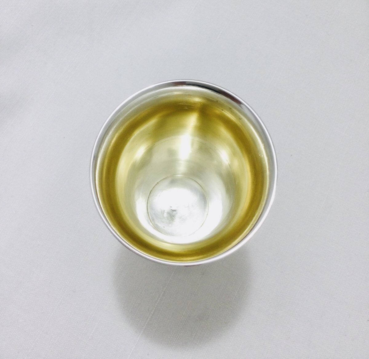 Timbale en argent et vermeil Israel