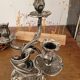 Candelabrum / Chandelier with 3 lights by Saglier Frères