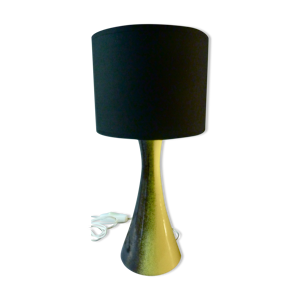 lampe en céramique noire