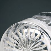 Vintage Val Saint Lambert crystal ice bucket, Belgium, 1930s-40s.