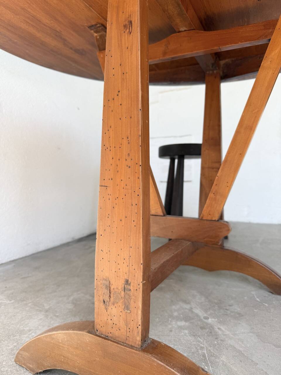 1950s oak winegrower's table