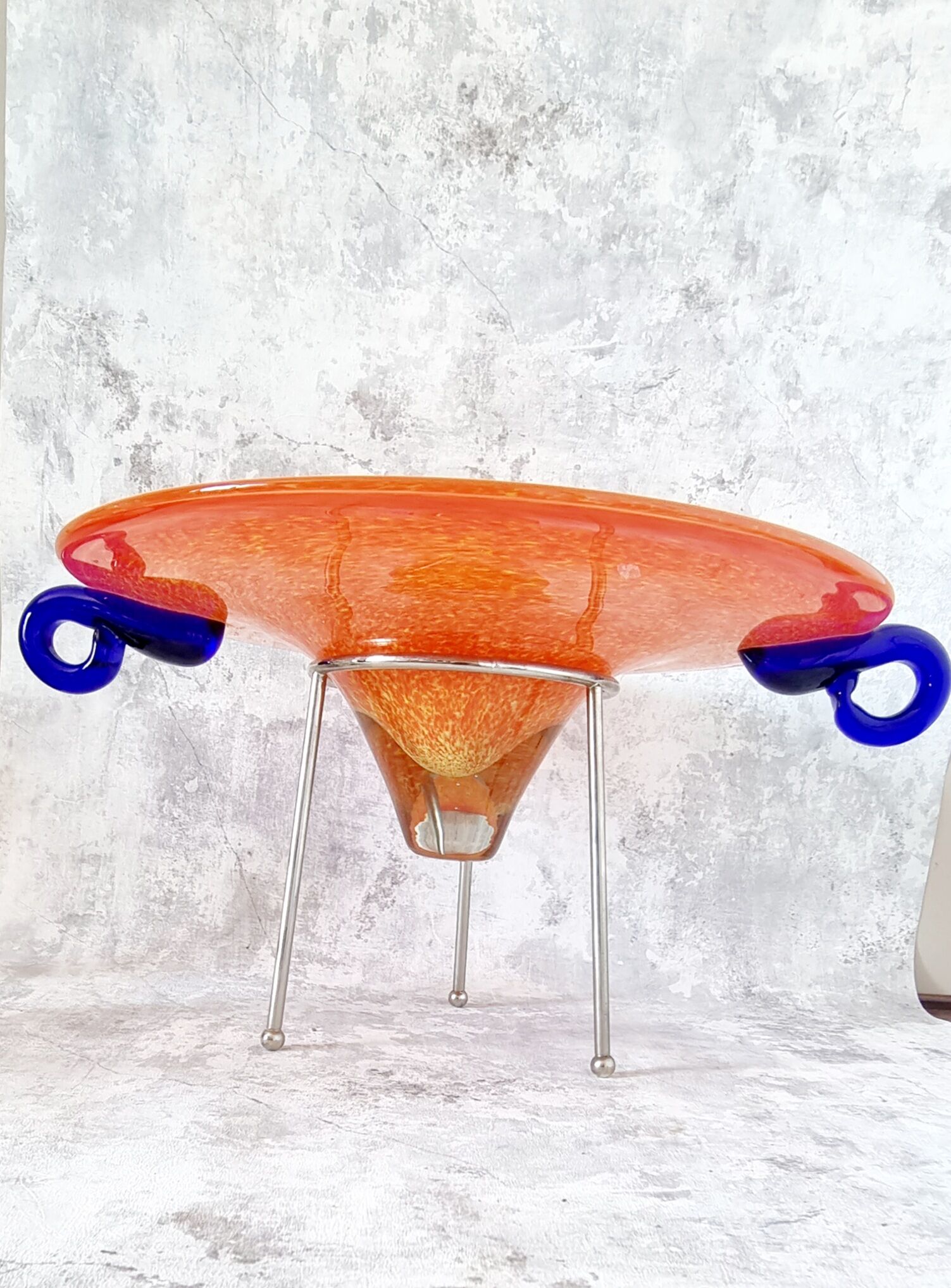 Vase ou centre de table en verre La Mediterránea